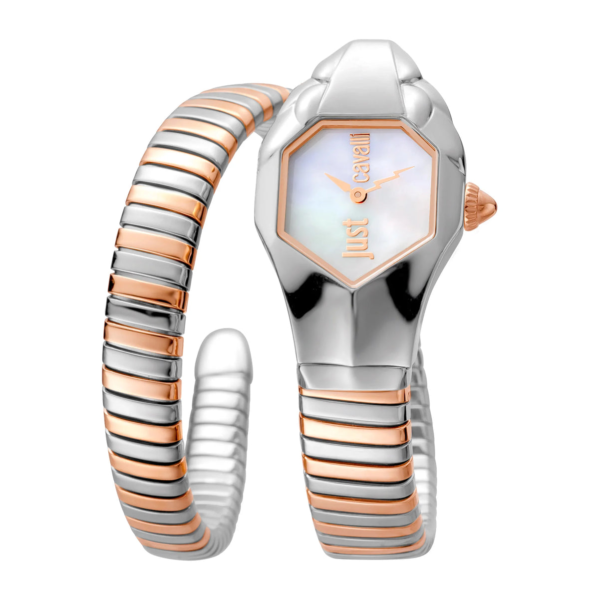 Just Cavalli Just Cavalli Signature Snake Glam DNA Two Tones MOP
