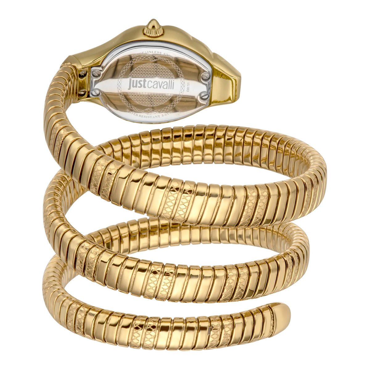Just Cavalli Just Cavalli Signature Snake Glam Evo 7 Doppio Yellow Gold MOP — immagine 2
