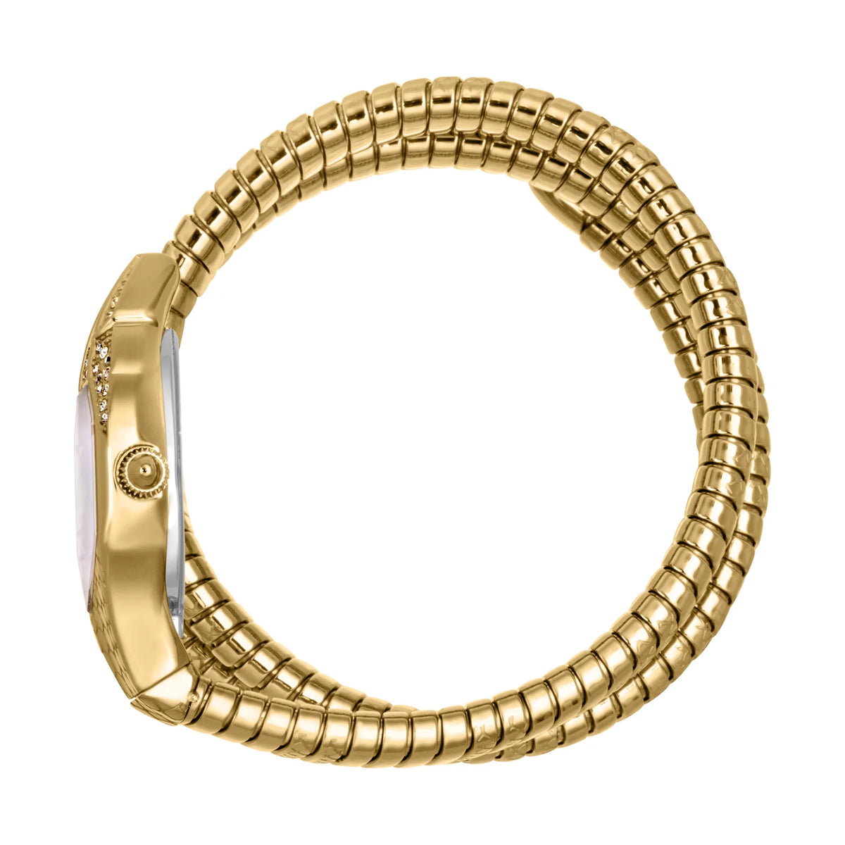Just Cavalli Just Cavalli Signature Snake Glam Evo 7 Doppio Yellow Gold MOP — immagine 3