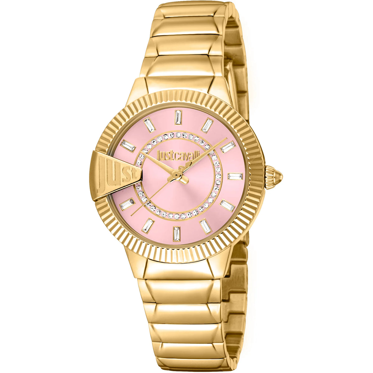 Just Cavalli Just Cavalli Glam Chic Puntale Yellow Gold Salmon