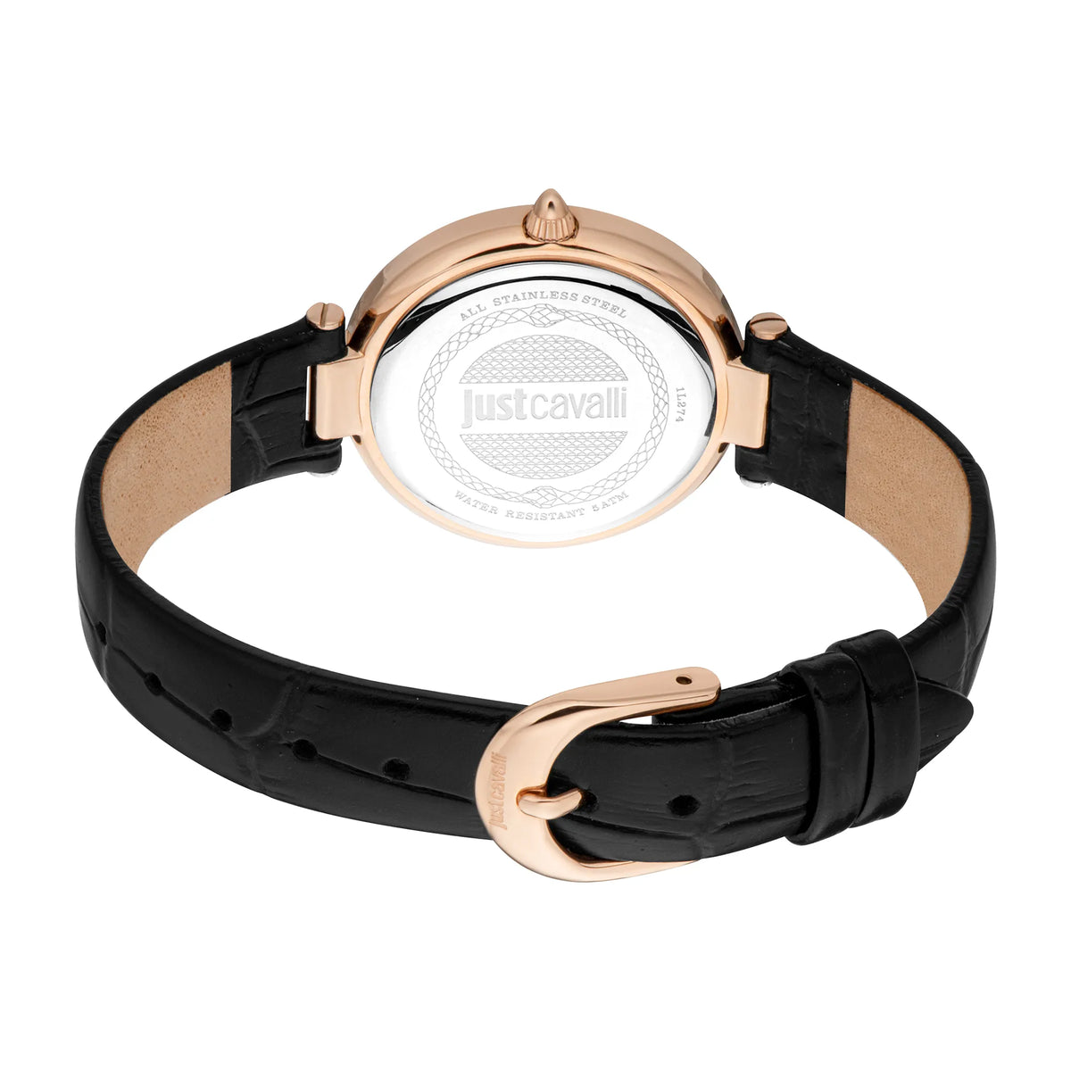 Just Cavalli Just Cavalli SET Savoca Leather Black RG Silver — immagine 2