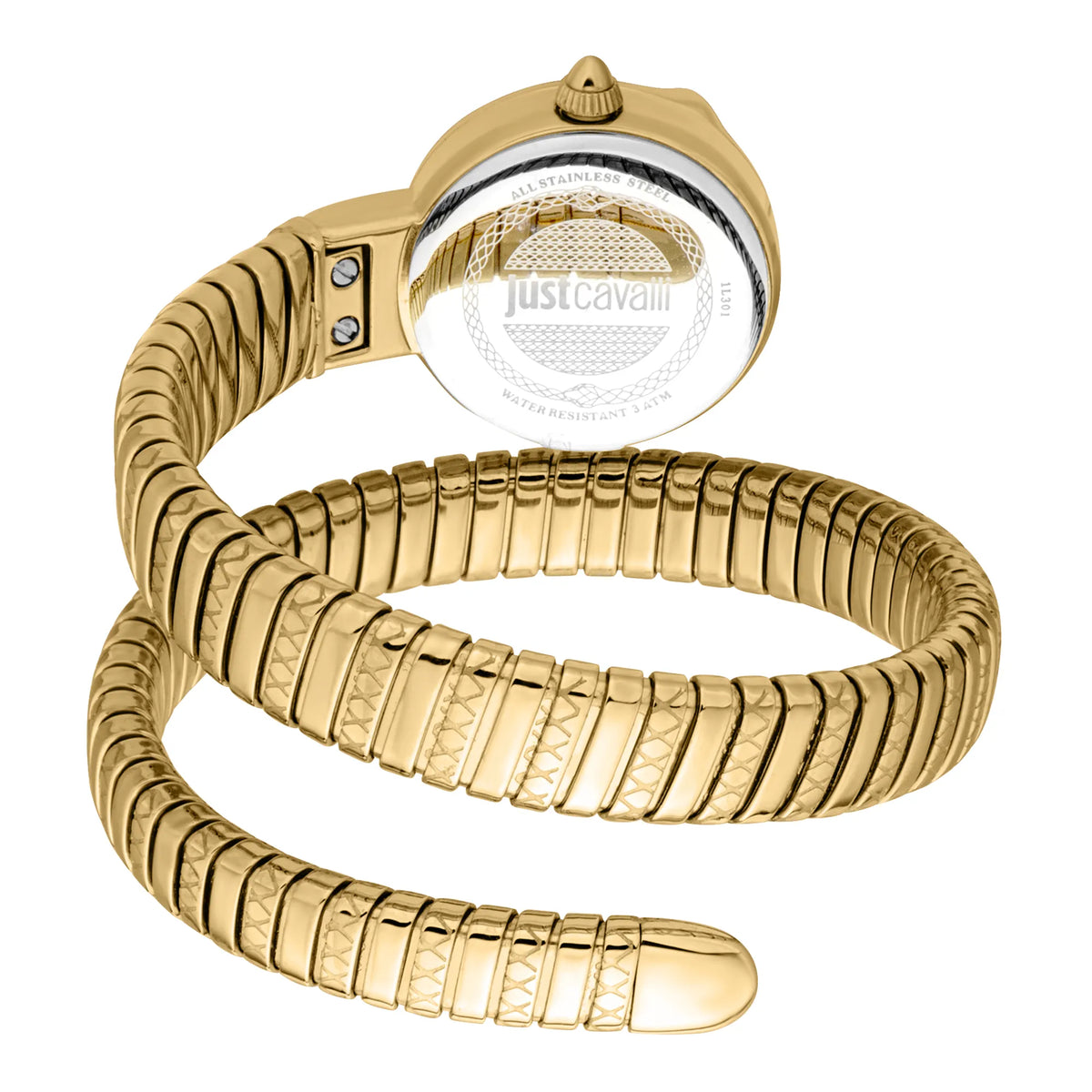 Just Cavalli Just Cavalli Signature Snake Cerchio Snake Yellow Gold Bottle Green — immagine 2