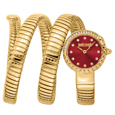 Just Cavalli Signature Snake Incantevole Oro Giallo Rosso
