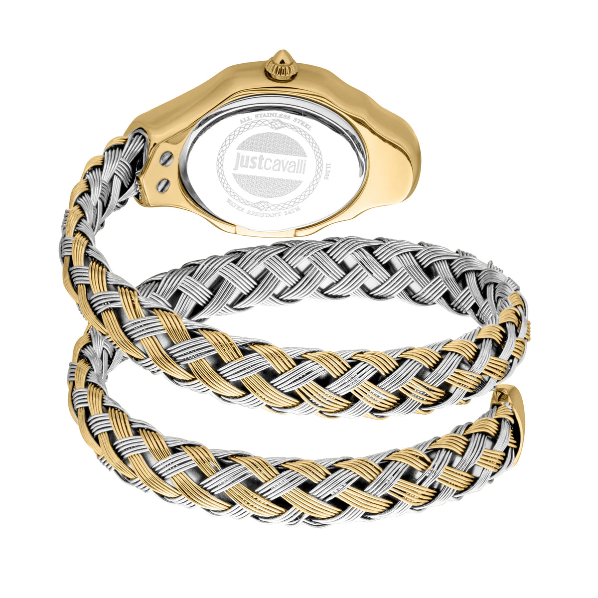 Just Cavalli Just Cavalli Signature Snake Twined Two Tones YG MOP — immagine 2