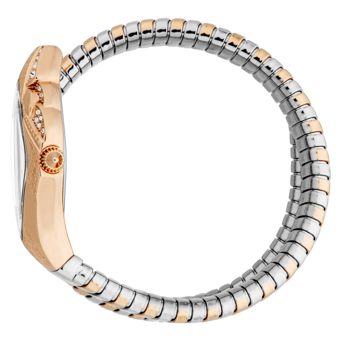 Just Cavalli Just Cavalli Signature Snake Ferocious Two Tones RG Silver — immagine 3