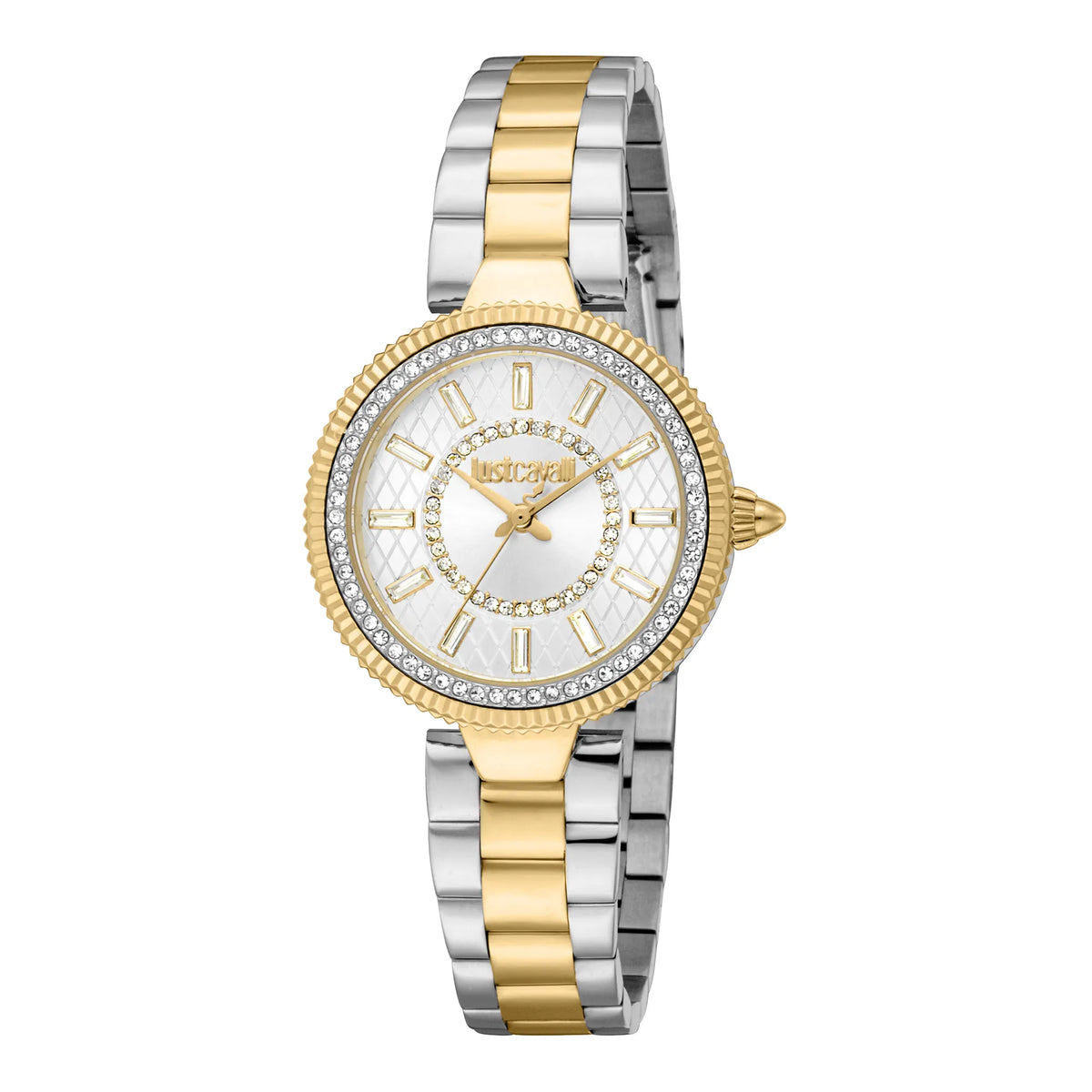 Just Cavalli Just Cavalli Glam Chic Ostentatious Two Tones YG Silver