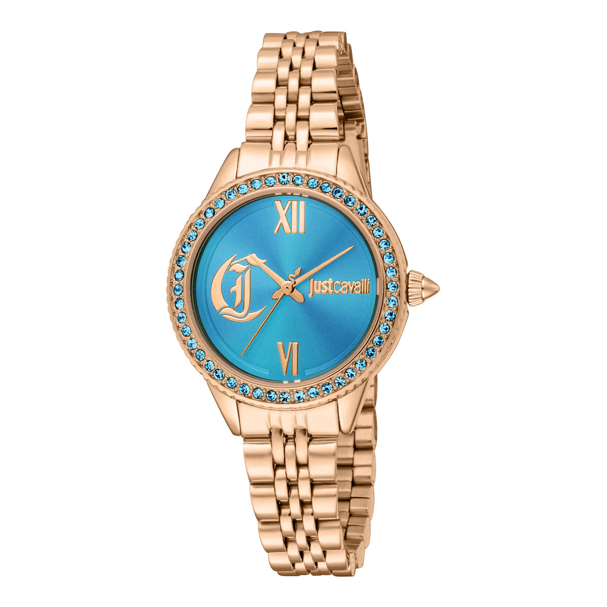 Just Cavalli Just Cavalli Glam Chic Forward Rose Gold Turquoise