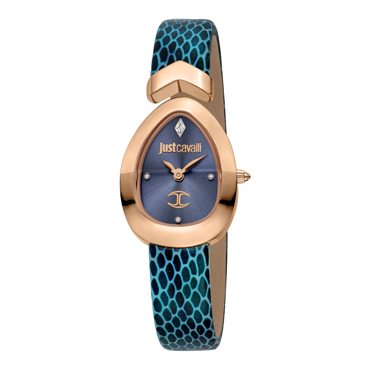 Just Cavalli Just Cavalli Signature Snake Diversa Snake Blu