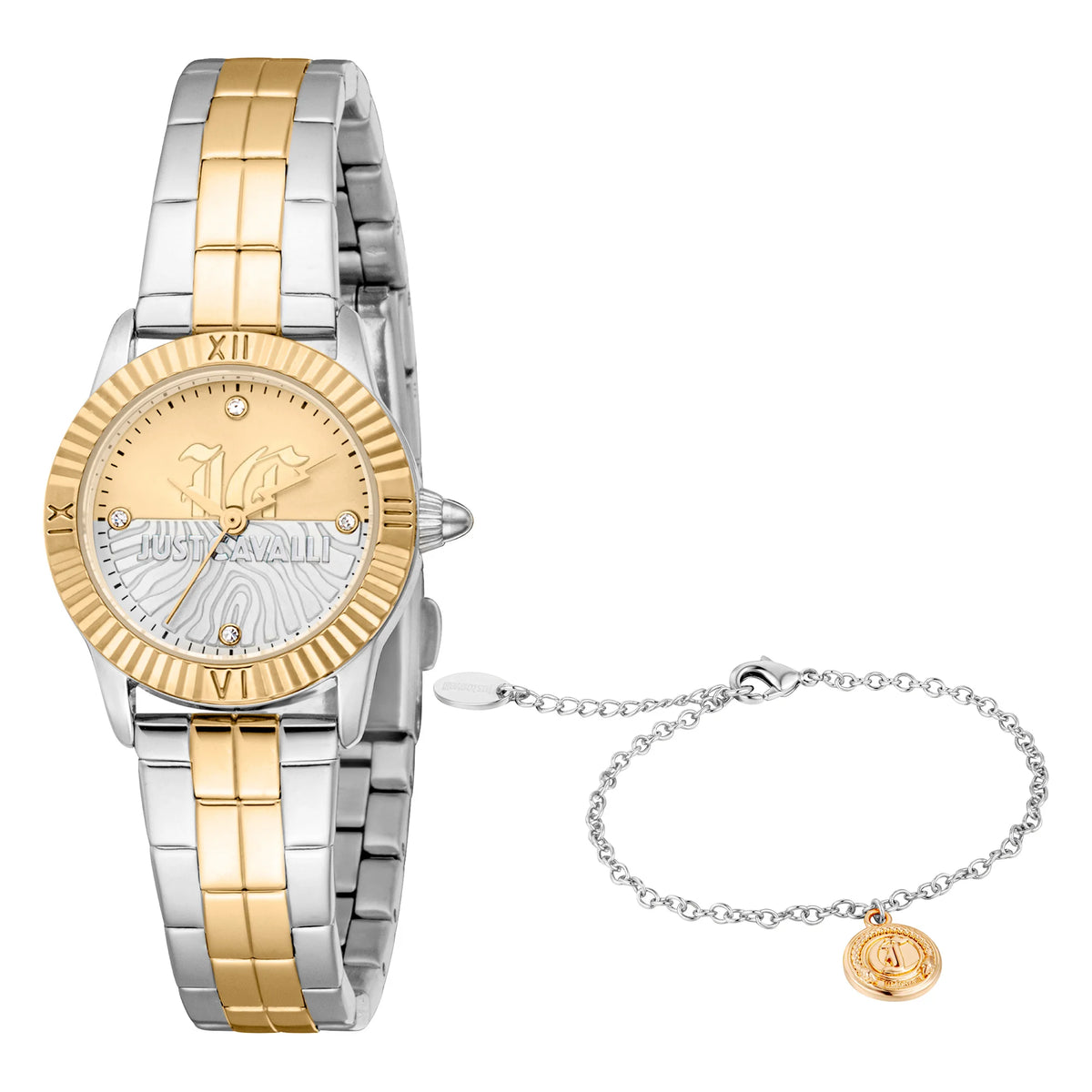 Just Cavalli Just Cavalli SET Mini Raffinata Two Tones Yellow Gold