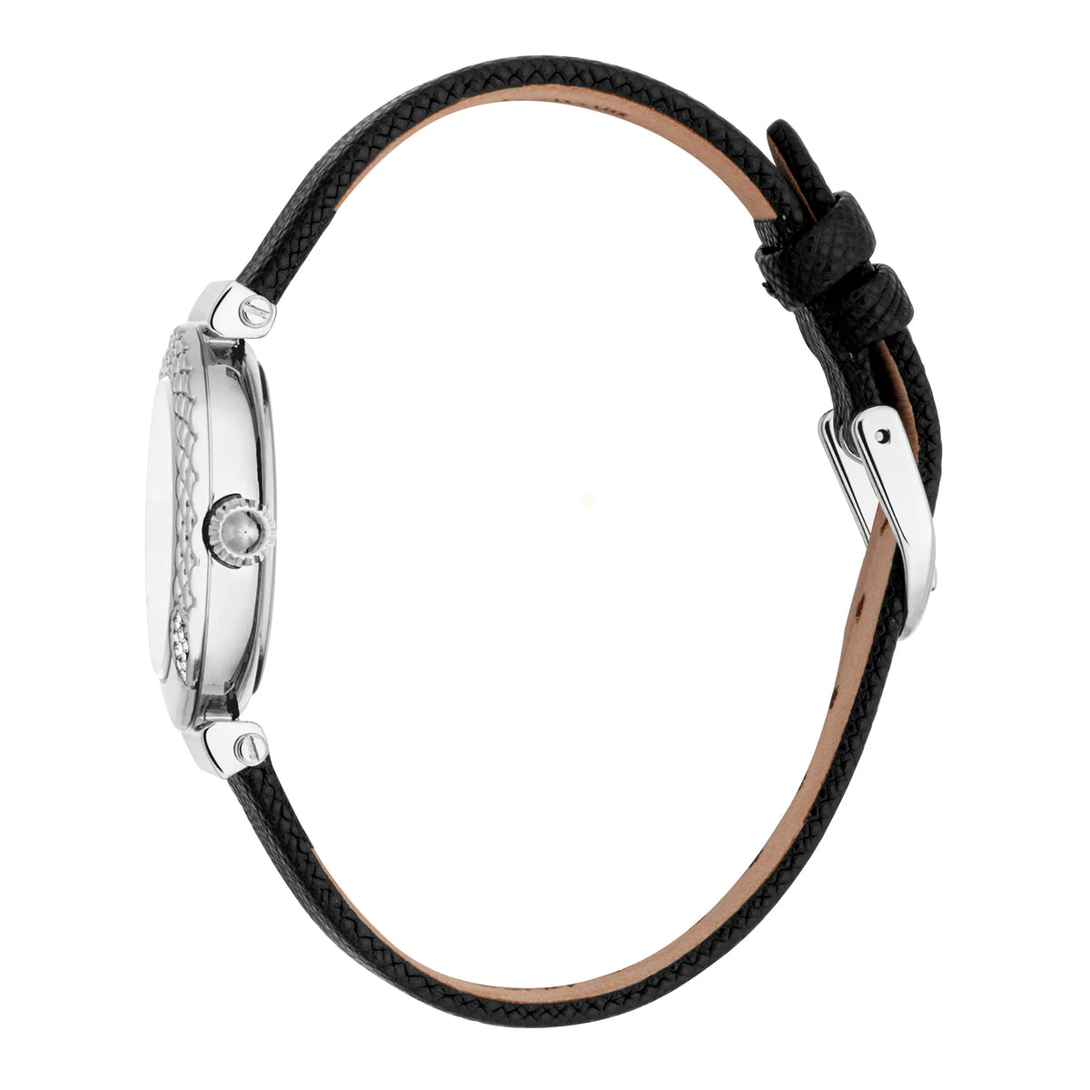 Just Cavalli Just Cavalli Animalier Mistero Snake Leather Black Silver — immagine 3