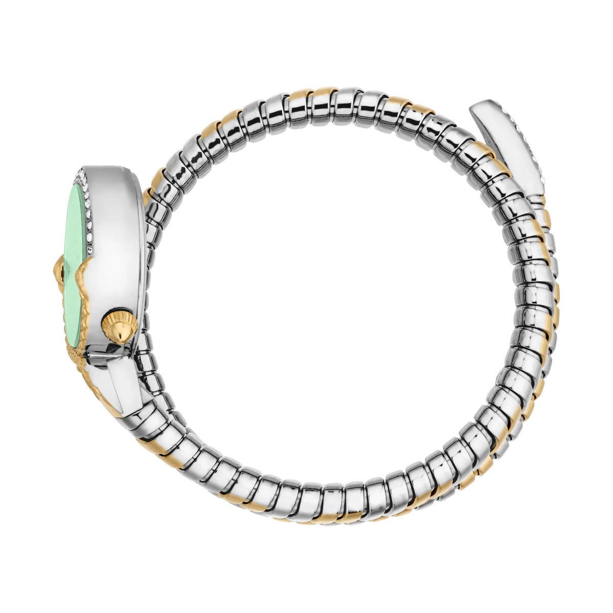 Just Cavalli Just Cavalli Signature Snake Radiosa Two Tones YG Silver Green — immagine 3