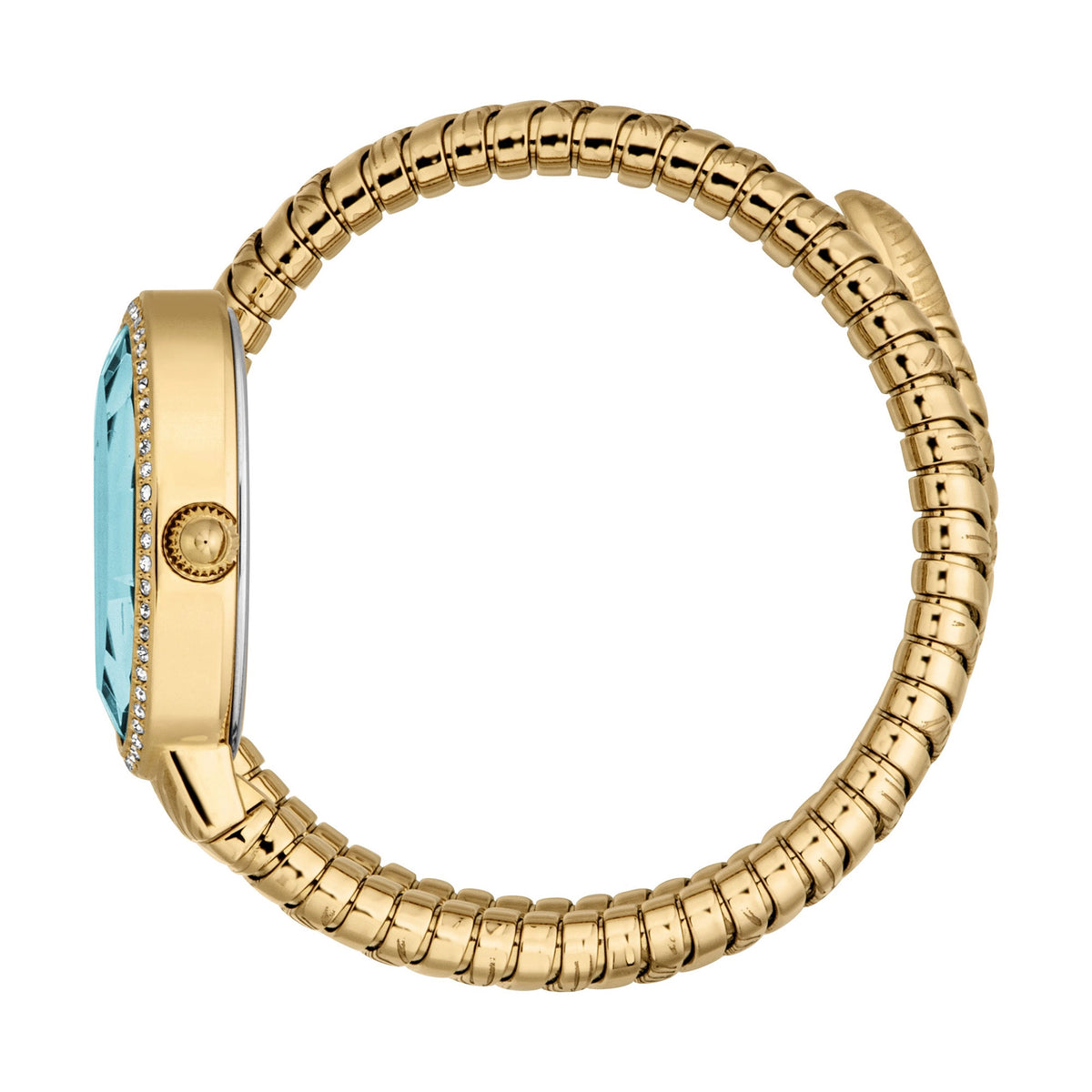 Just Cavalli Just Cavalli Signature Snake Velina Yellow Gold Turquoise — immagine 3