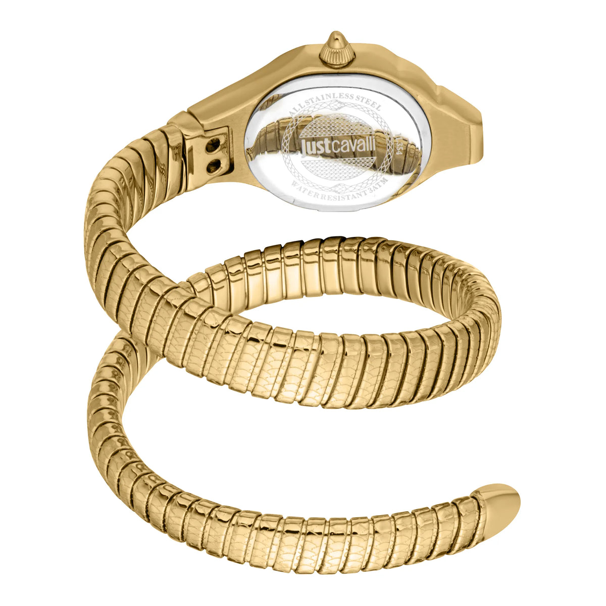 Just Cavalli Just Cavalli Signature Snake Fiore Yellow Gold Turquoise — immagine 2