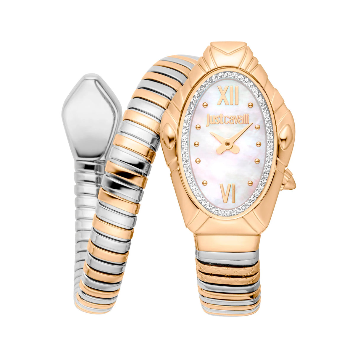Just Cavalli Just Cavalli Signature Snake Lirica Two Tones YG MOP