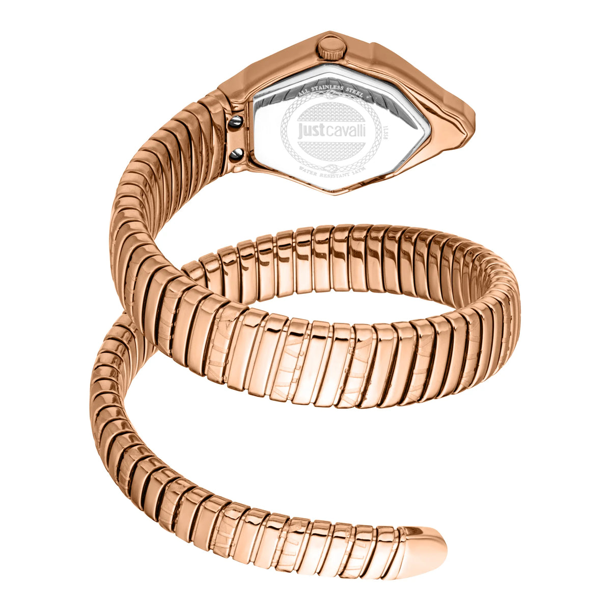 Just Cavalli Just Cavalli Signature Snake Gemma Rose Gold Blue — immagine 2