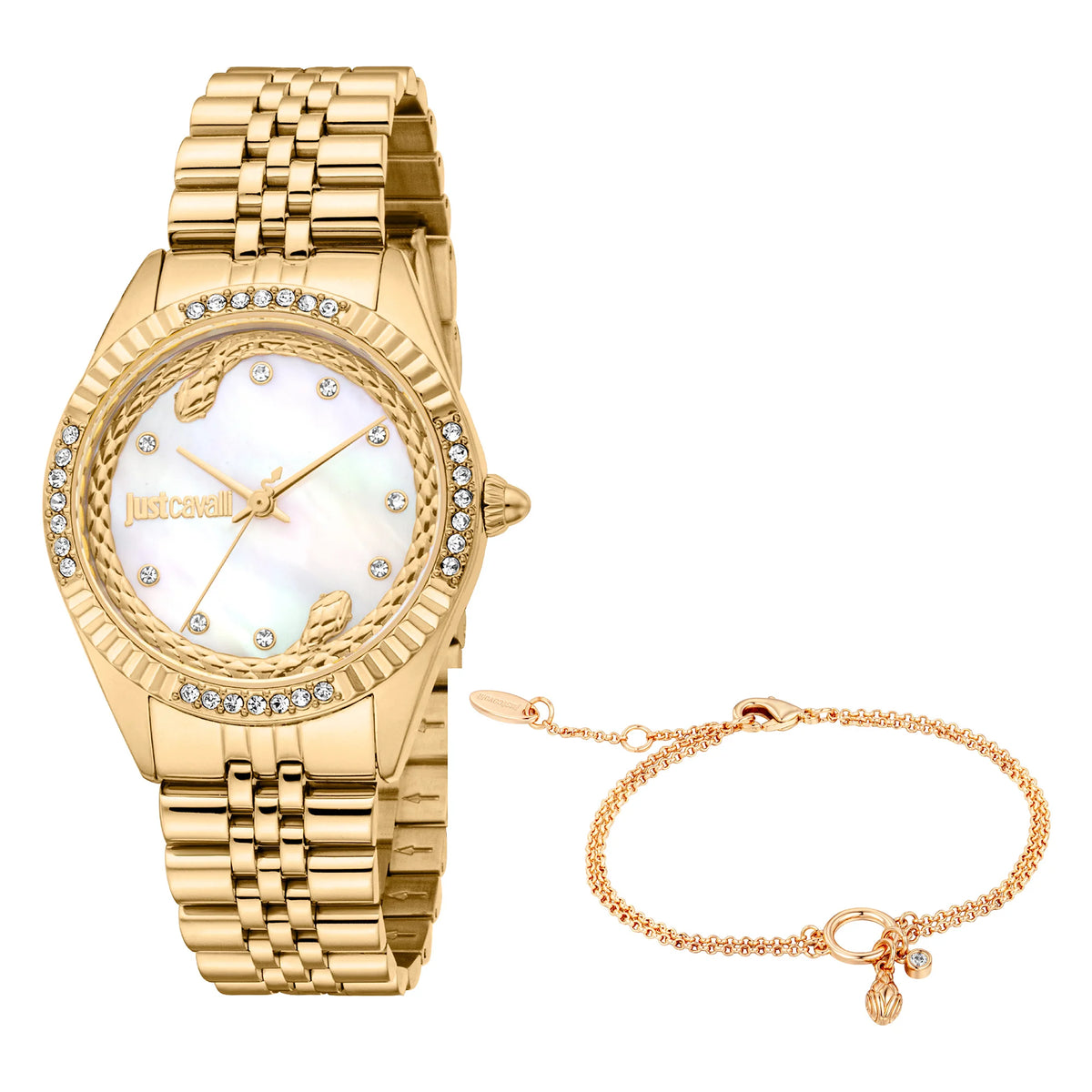 Just Cavalli Just Cavalli SET Vittoria Glam Yellow Gold MOP