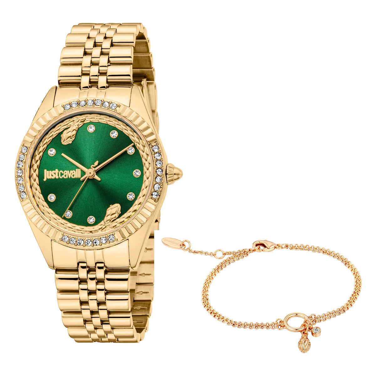 Just Cavalli Just Cavalli SET Vittoria Glam Yellow Gold Green