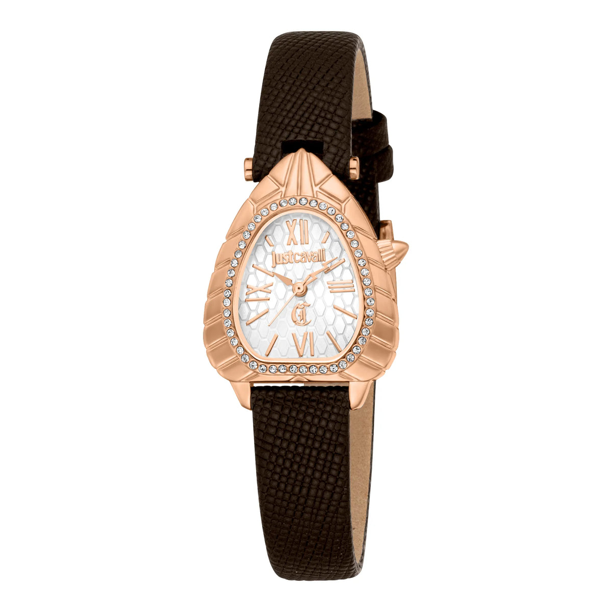 Just Cavalli Just Cavalli Animalier Perla Leather Brown RG