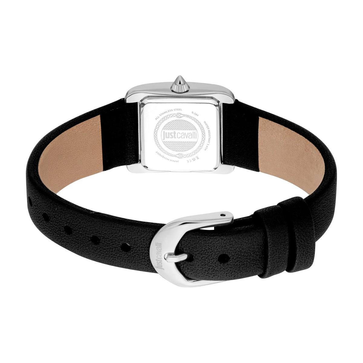 Just Cavalli Just Cavalli Animalier Sera Leather Black Silver — immagine 2
