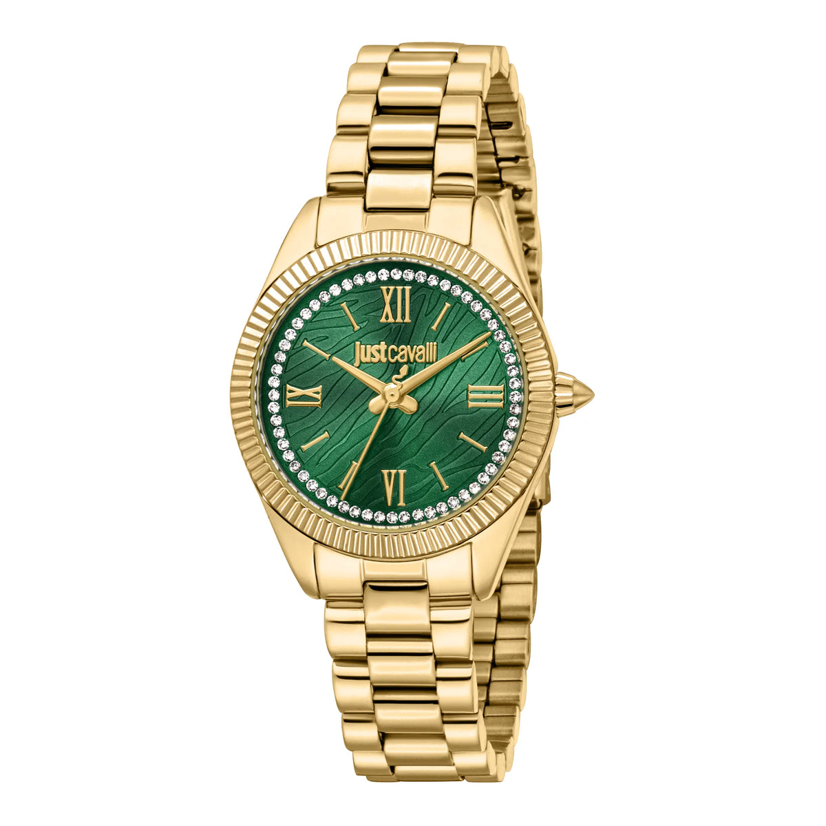 Just Cavalli Just Cavalli Animalier Amabile Yellow Gold Green
