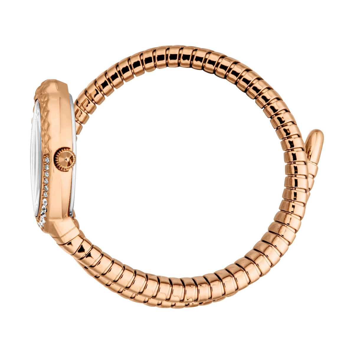 Just Cavalli Just Cavalli Signature Snake Fiore Rose Gold Silver — immagine 3