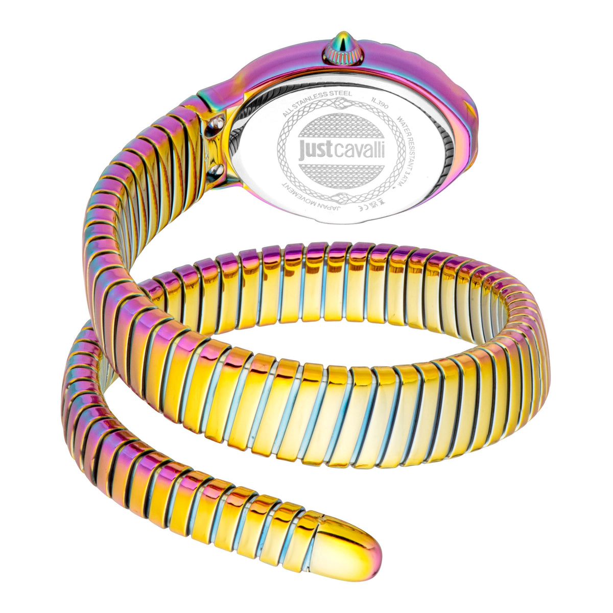 Just Cavalli Just Cavalli Signature Snake Fiore Rainbow Antique white — immagine 2