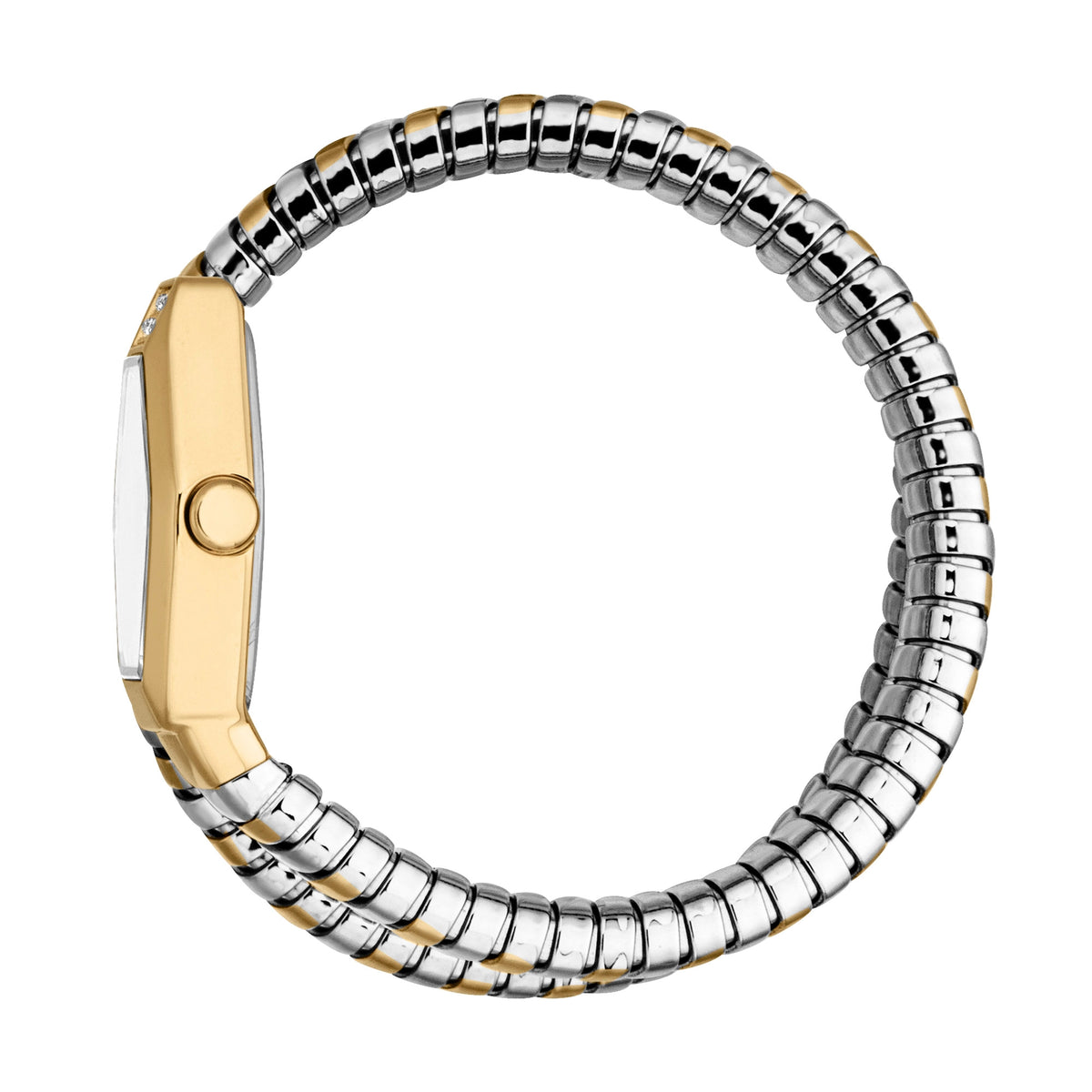 Just Cavalli Just Cavalli Signature Snake Splora Silver Yellow Gold — immagine 3