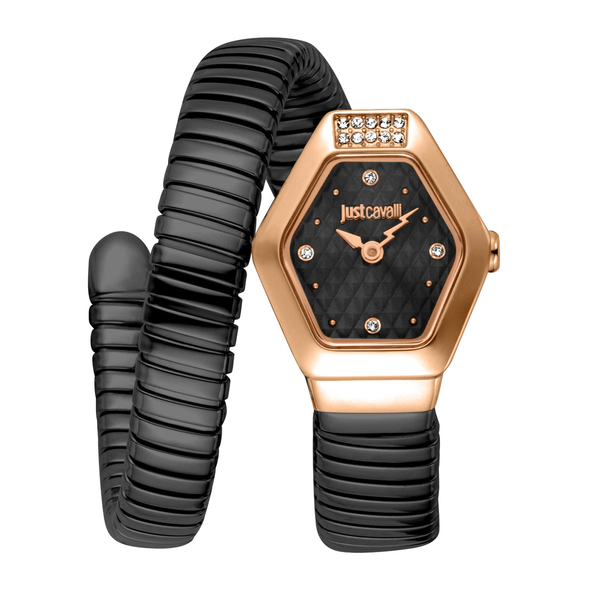 Just Cavalli Just Cavalli Signature Snake Splora Black