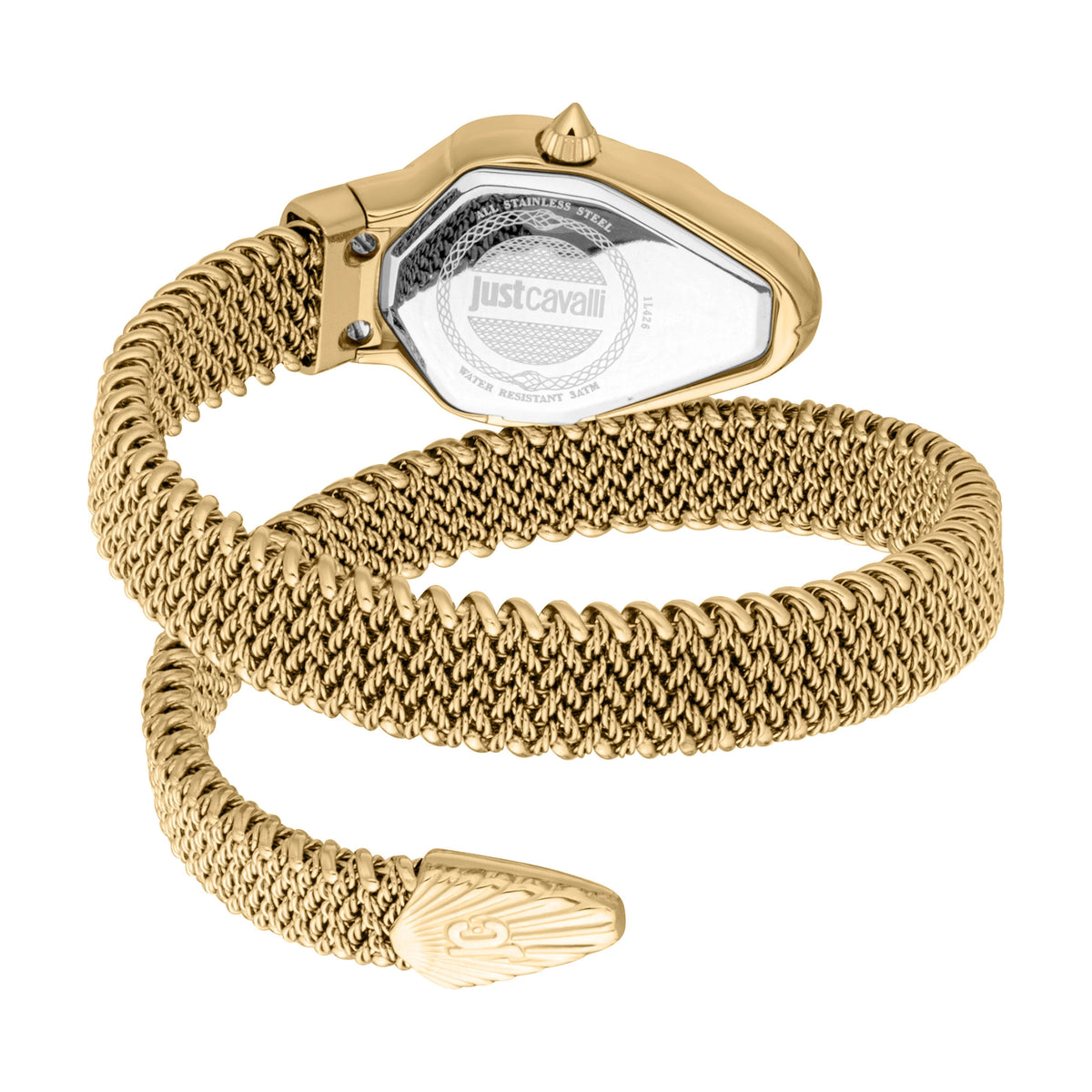 Just Cavalli Just Cavalli Signature Snake Fiamma Yellow Gold Green — immagine 2
