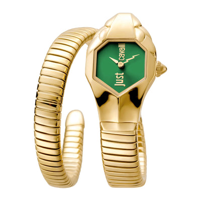 Just Cavalli Signature Snake Glam DNA Oro Giallo Verde