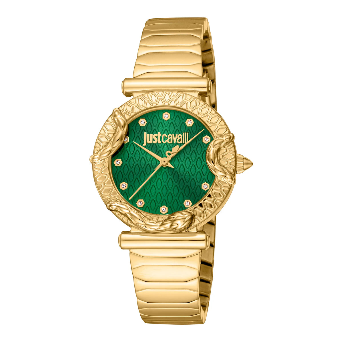 Just Cavalli Just Cavalli Animalier Atrani Yellow Gold Green