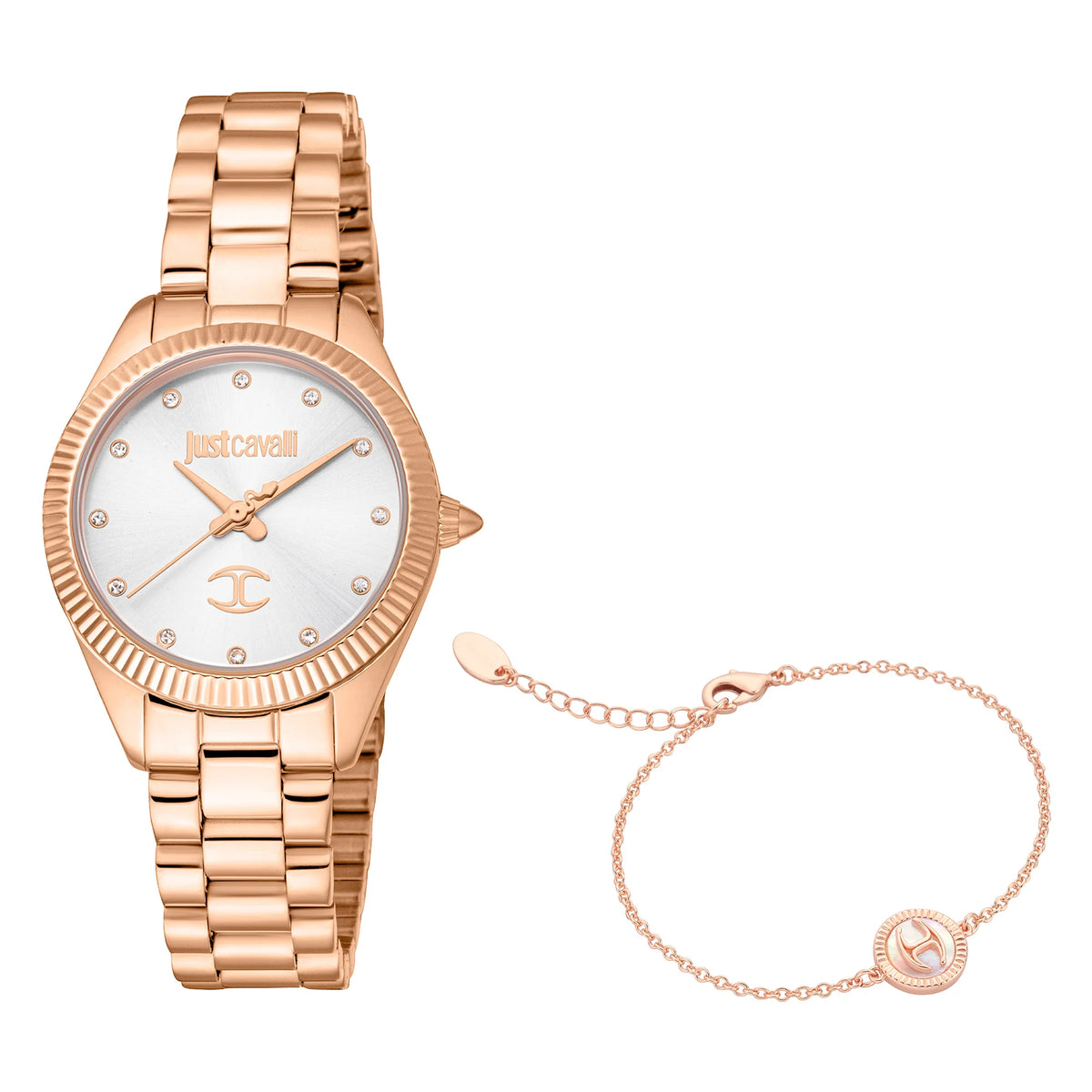 Just Cavalli Just Cavalli Glam Chic Pacentro Yellow Gold Silver Grey