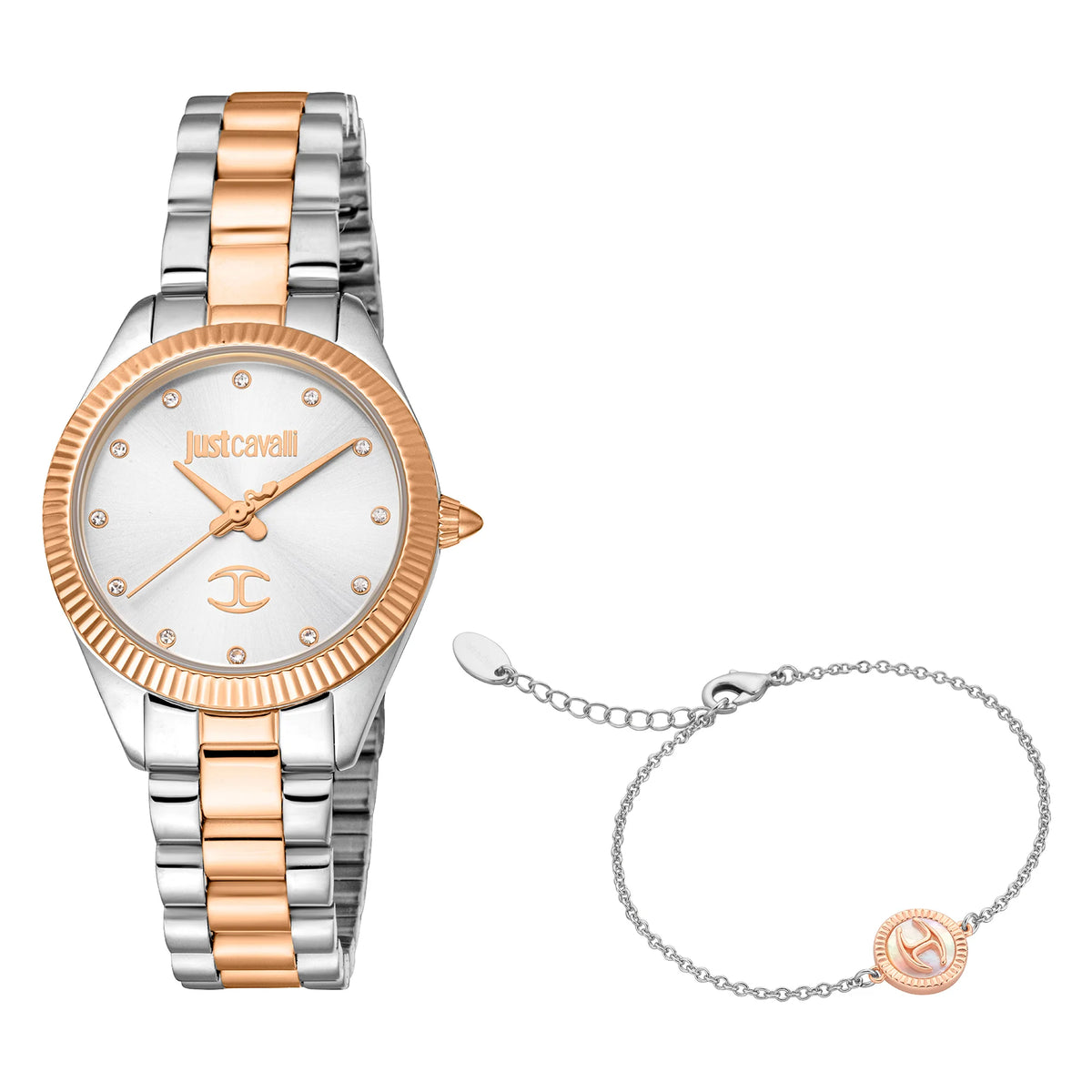 Just Cavalli Just Cavalli SET Pacentro Two Tones RG Silver