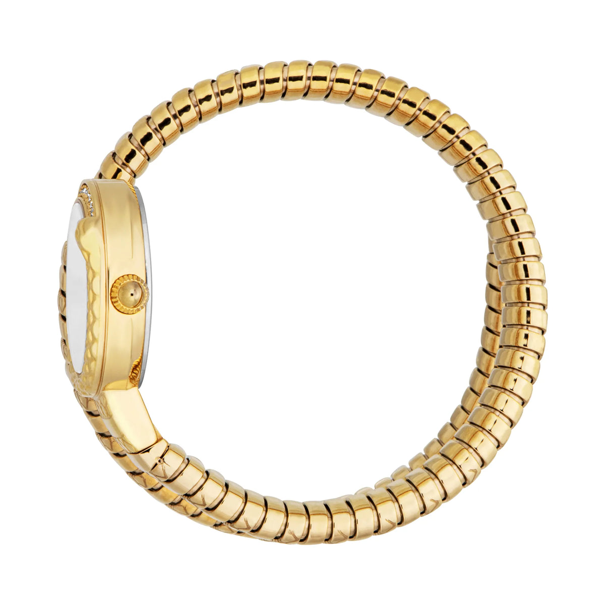 Just Cavalli Just Cavalli Signature Snake Cerchio Snake Yellow Gold Silver Grey — immagine 3