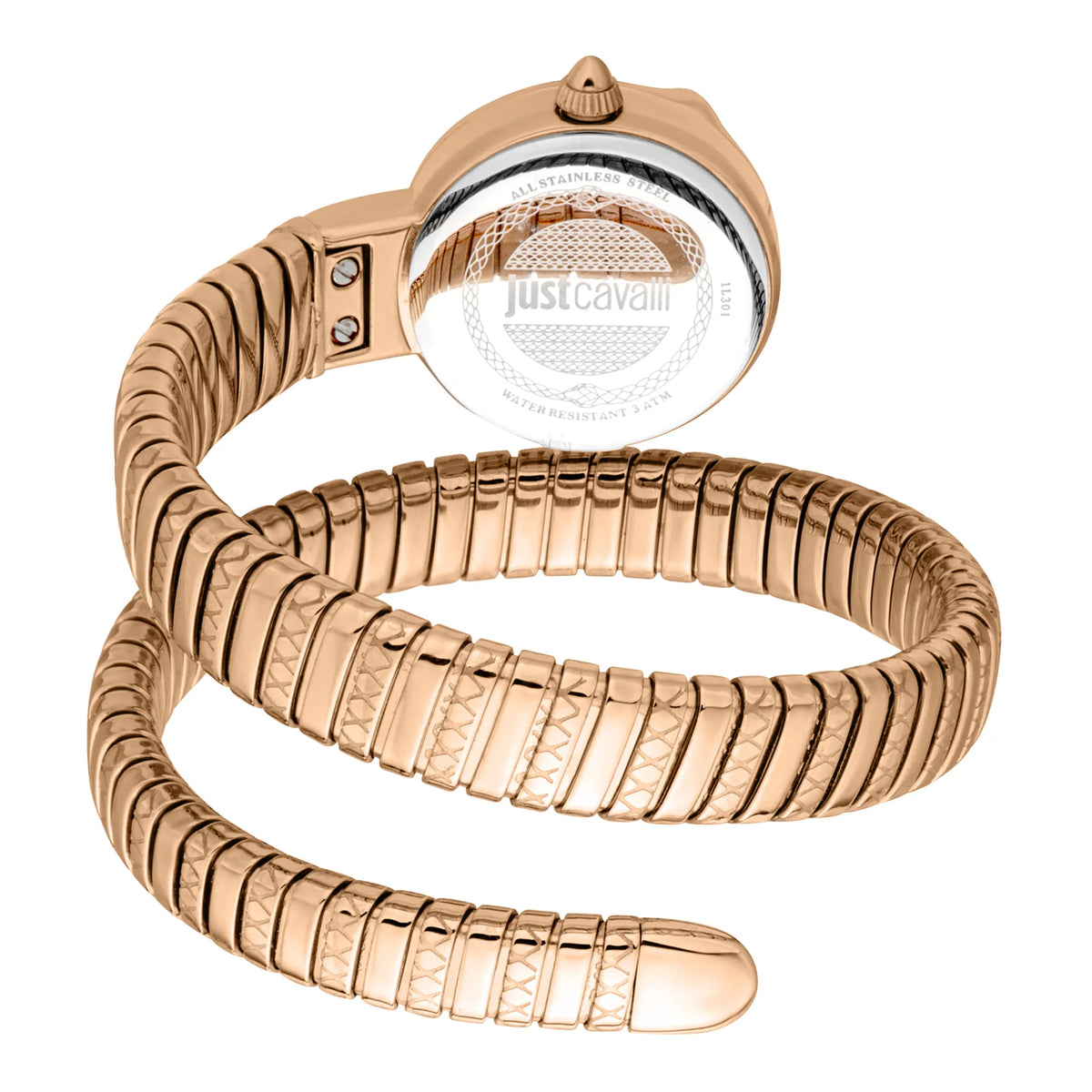 Just Cavalli Just Cavalli Signature Snake Cerchio Snake Rose Gold Silver Grey — immagine 2