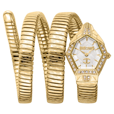 Just Cavalli Signature Snake Ipnotico Oro Giallo Argento
