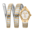 Just Cavalli Just Cavalli Signature Snake Mesmerizing Two Tones YG Silver