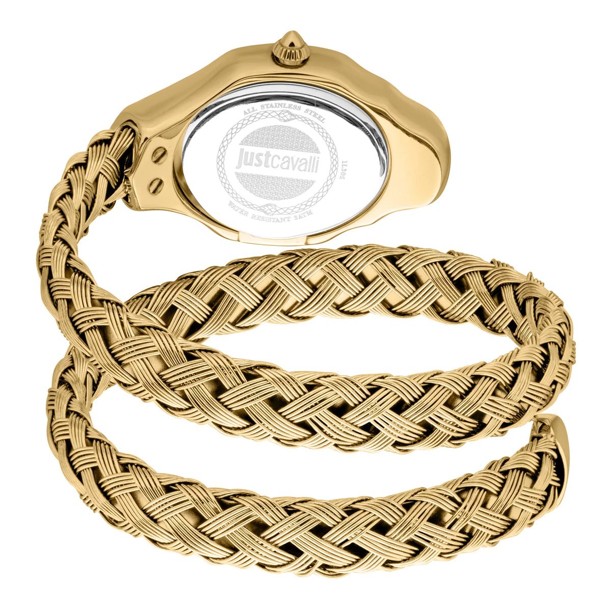 Just Cavalli Just Cavalli Signature Snake Twined Yellow Gold Green — immagine 2