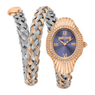 Just Cavalli Just Cavalli Signature Snake Twined Two Tones RG Blue