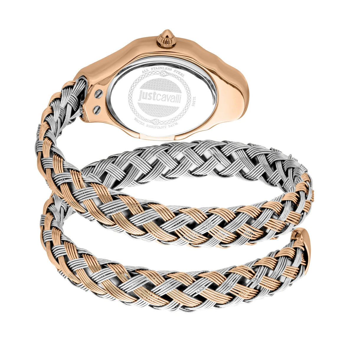 Just Cavalli Just Cavalli Signature Snake Twined Two Tones RG Blue — immagine 2
