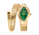 Just Cavalli Just Cavalli Signature Snake Ferocious Yellow Gold Green