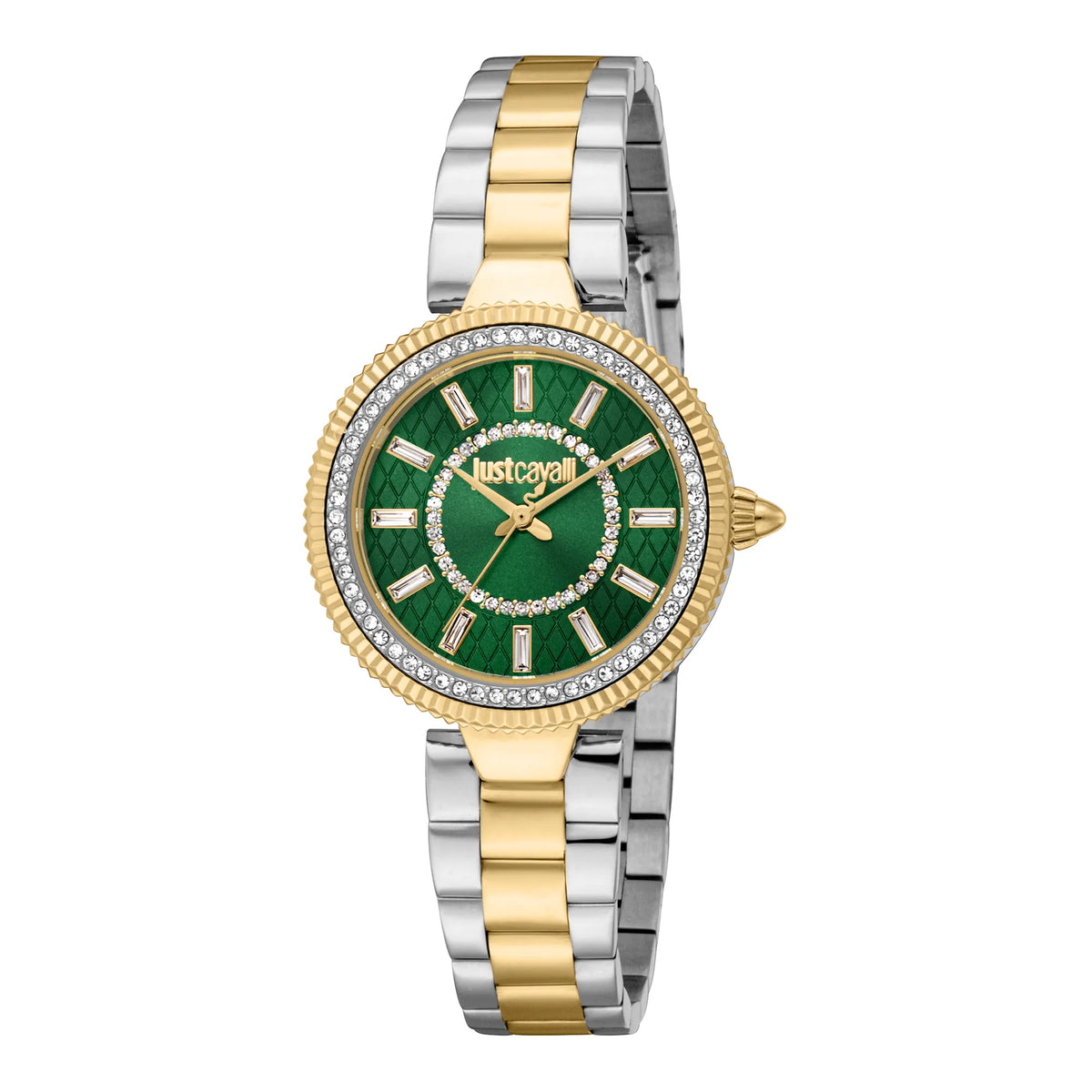 Just Cavalli Just Cavalli Glam Chic Ostentatious Yellow Gold Green