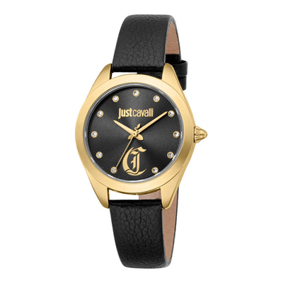Just Cavalli Glam Chic Luna Pelle Nera YG Nera