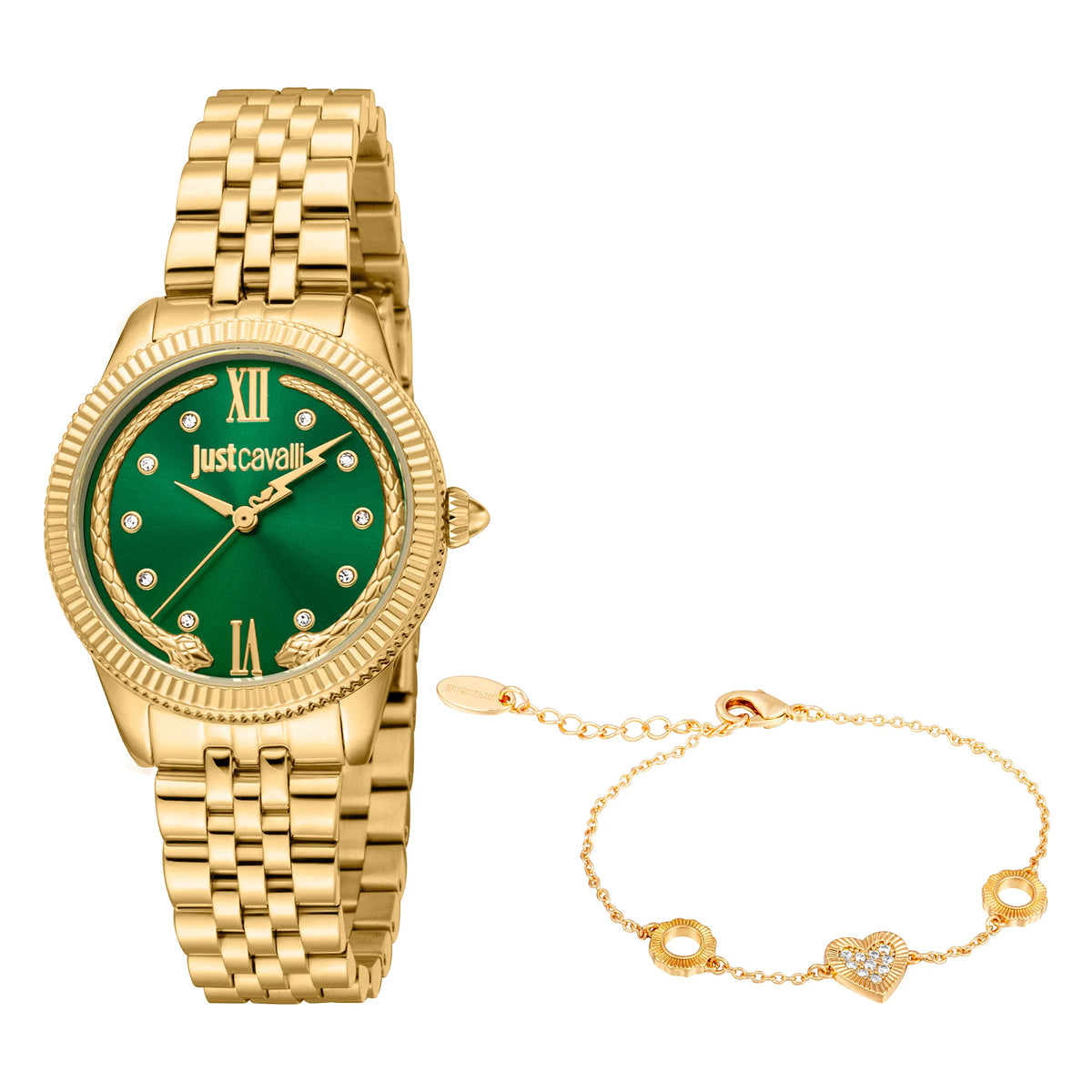 Just Cavalli Just Cavalli SET Lovestruck Valentines Yellow Gold Green