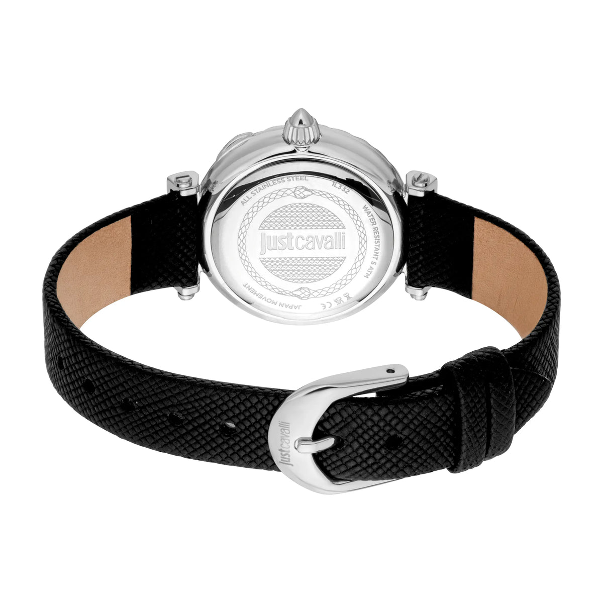 Just Cavalli Just Cavalli Animalier Mistero Snake Leather Black Silver — immagine 2