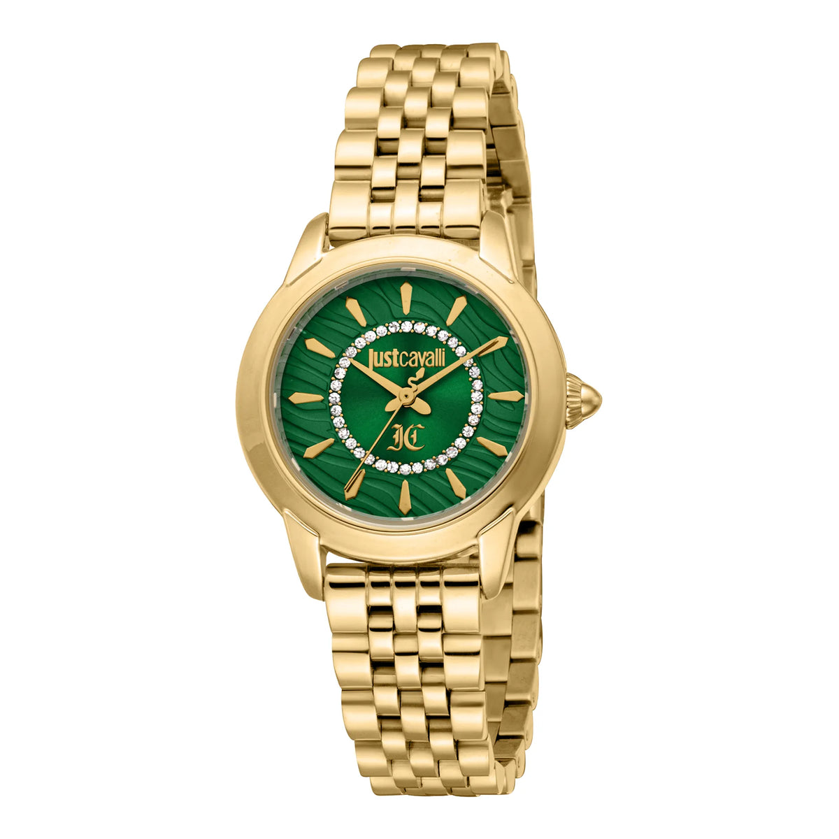 Just Cavalli Just Cavalli Animalier Allegra Yellow Gold Green