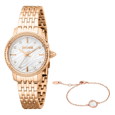 Just Cavalli SET Euforia Snake Oro Rosa Argento