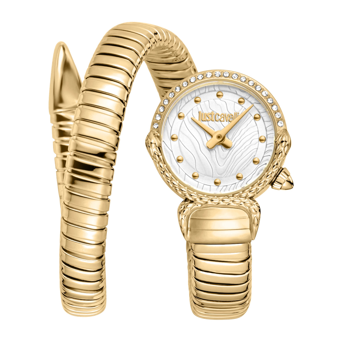 Just Cavalli Just Cavalli Signature Snake Radiosa Yellow Gold Silver