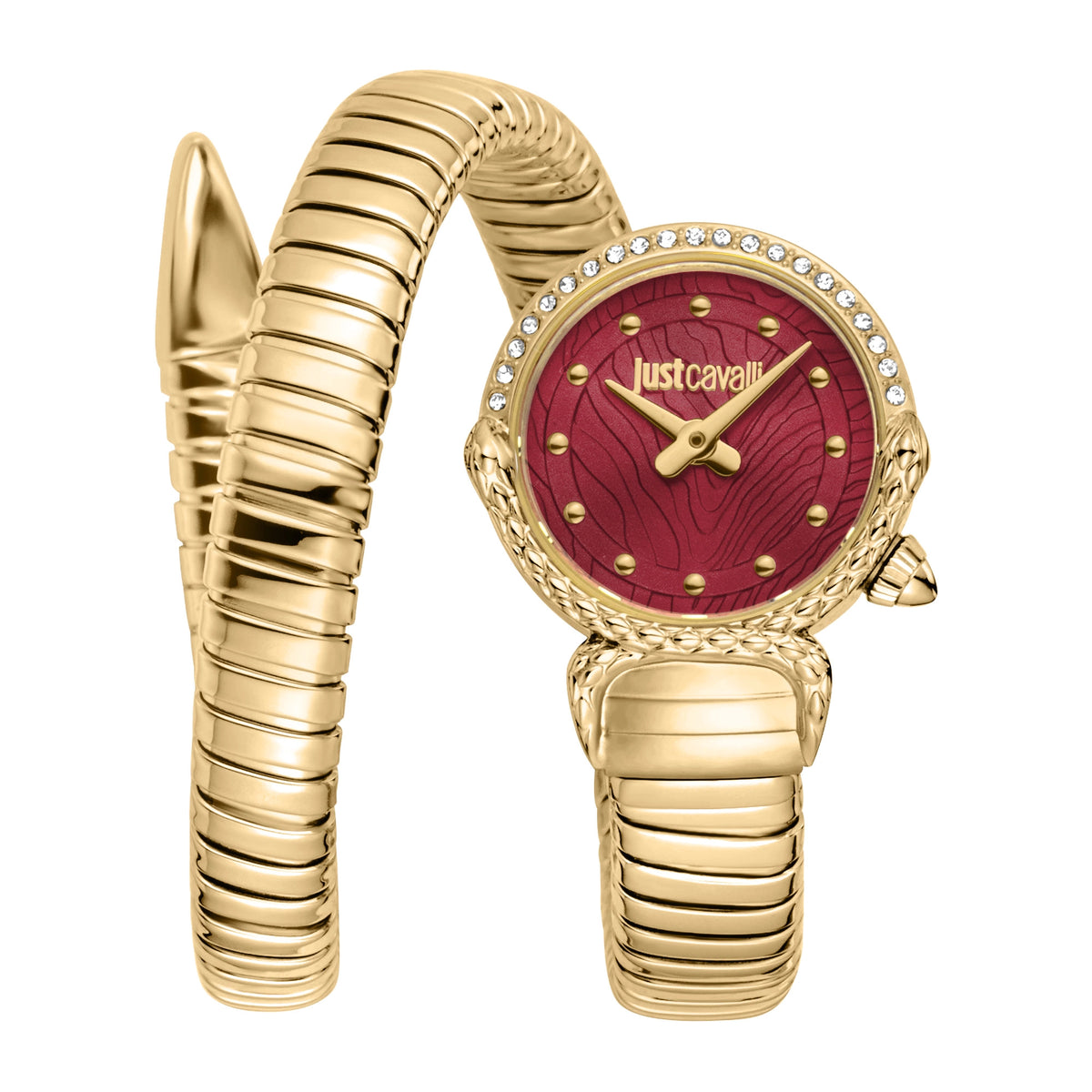 Just Cavalli Just Cavalli Signature Snake Radiosa Yellow Gold Red
