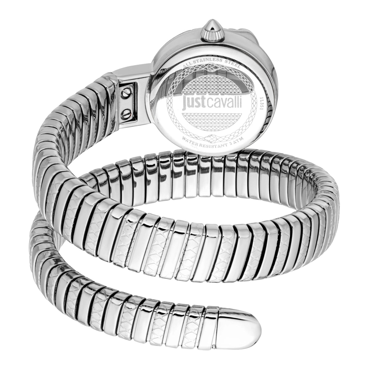 Just Cavalli Just Cavalli Signature Snake Sirena Silver Pink — immagine 2